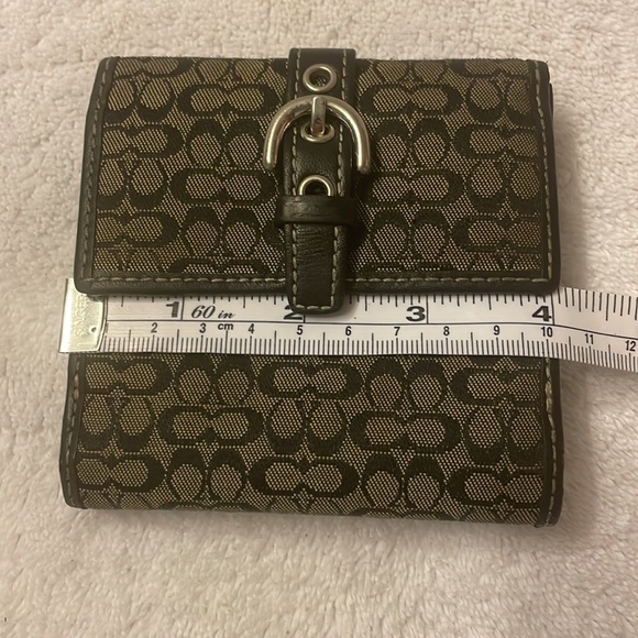 Coach Double Snap Wallet with Buckle - Classic Black C - Picture 8 of 10
